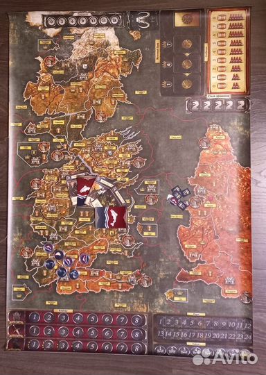Игра престолов карта плюс компоненты дом талли