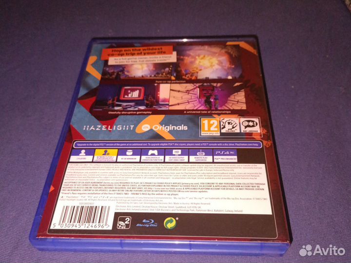 It takes two ps4 диск на русском