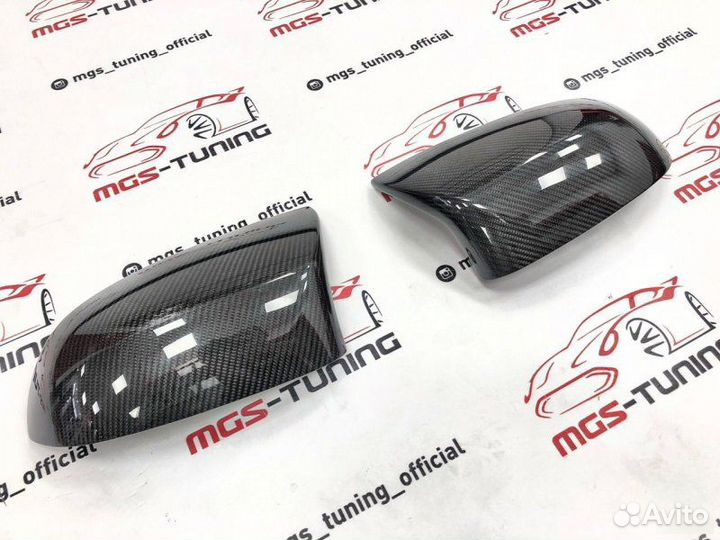 Крышки зеркал на BMW X5 M F85 карбон