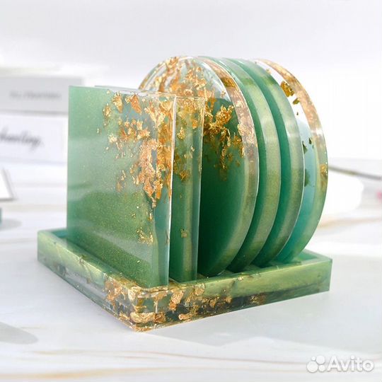 Силиконовый молд - Подставка для коастеров, 13,5х1