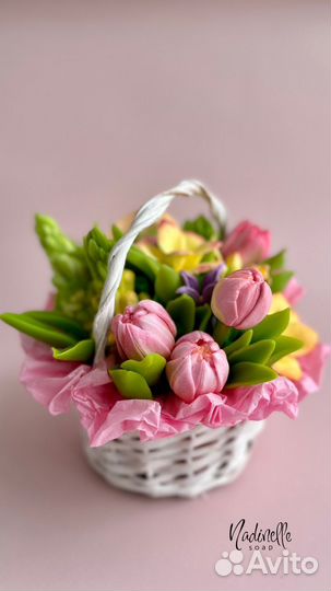 Букет цветов на 1 сентября. Мыло ручной работы