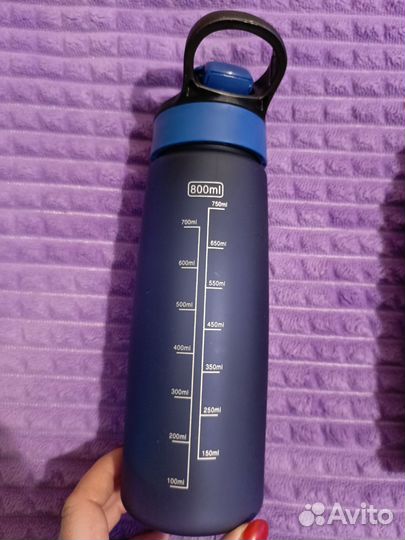 Бутылка для воды 800 мл. и 500 мл новые