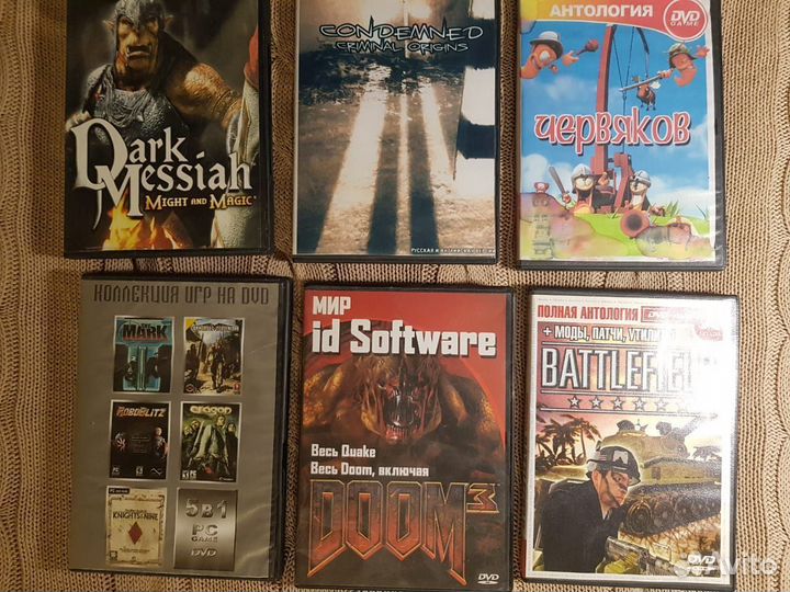 DVD диски с играми и программами обучение