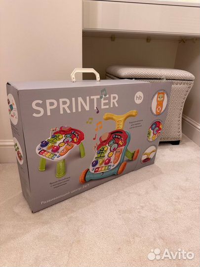 Каталка-ходунки c развивающим центром sprinter