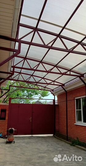 Навес под ключ 