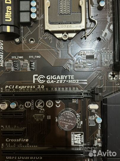 Материнская плата Gigabyte GA-Z87-HD3