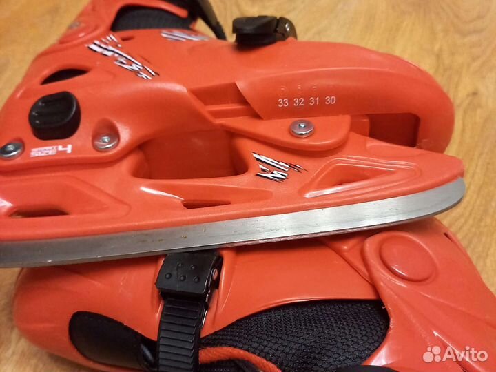 Коньки детские раздвижные 30 33