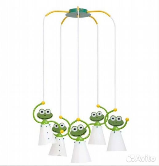 Люстра лягушки детская