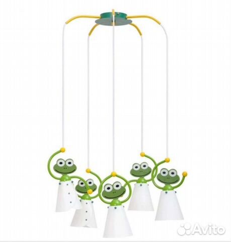 Люстра лягушки детская