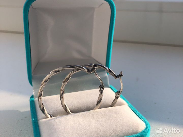 Серьги серебро 925