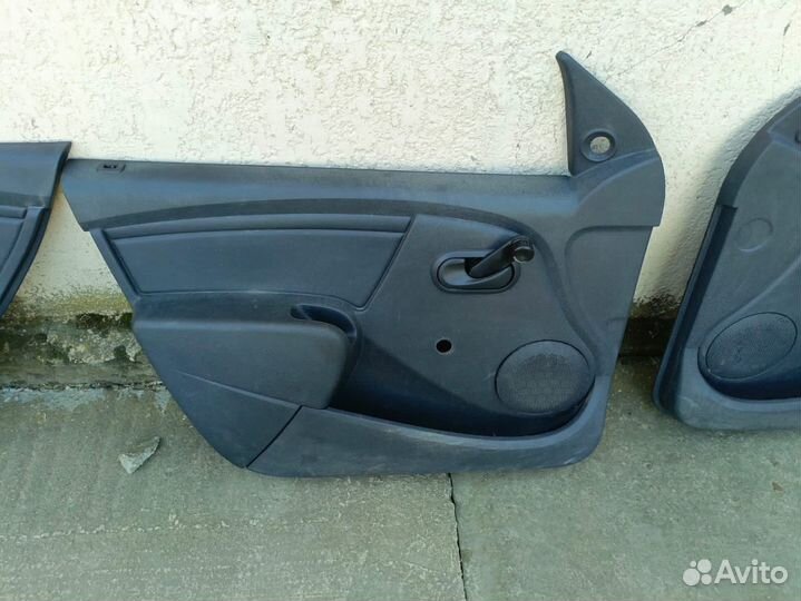 Обшивки дверей renault sandero