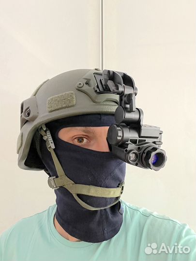 Прибор ночного видения NVG-10 пнв на военный шлем