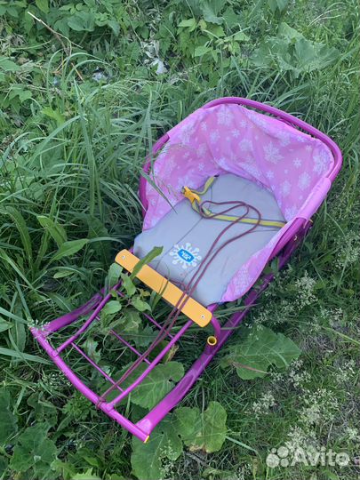 Санки коляска nika