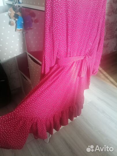 Платья и блузка в горошек