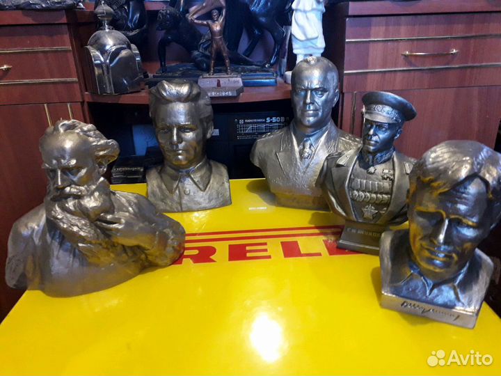 Бюсты Дзержинский Суворов Павел 1. и др. СССР