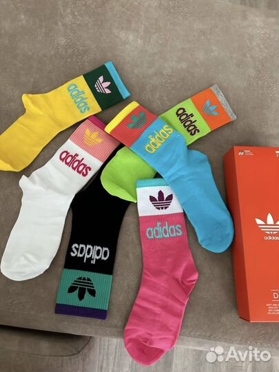 Носки adidas женские box подарочный набор спорт