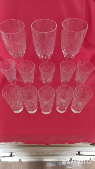 Хрусталь СССР бокалы,рюмки