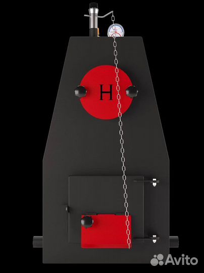 Твердотопливный котёл 50 квт