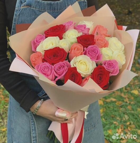 Розы 17 штук
