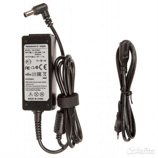 Блок питания для монитора и телевизора LCD 12V 3A