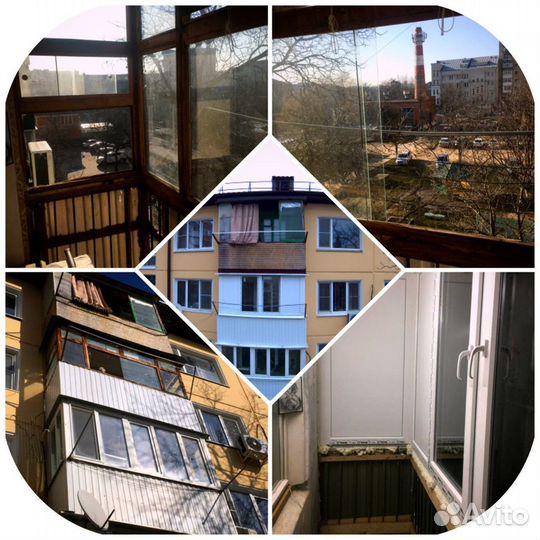 Ремонт,остекление балконов