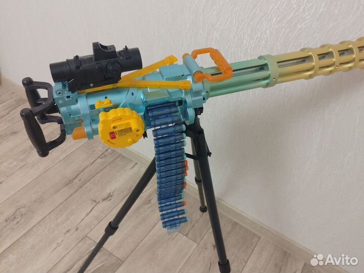 Бластер nerf миниган