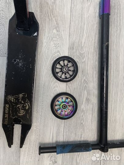 Колеса, дека, руль, вилка