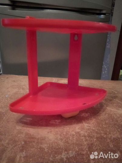 Угловая полка для ванной и кухни