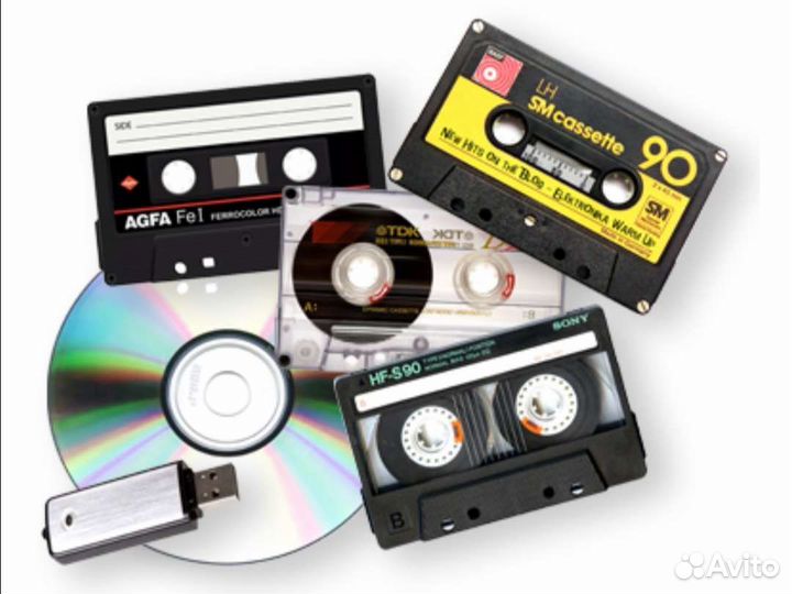 Оцифровка аудио, видеокассет, DVD