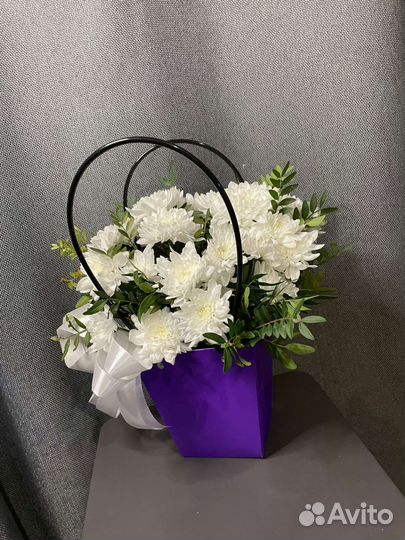 Букет цветов, композиция, цветы в коробке