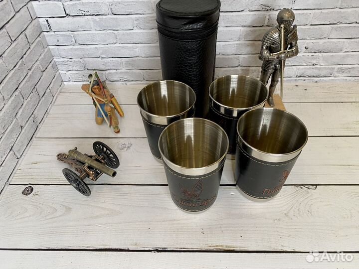 Стаканы дорожные металлические