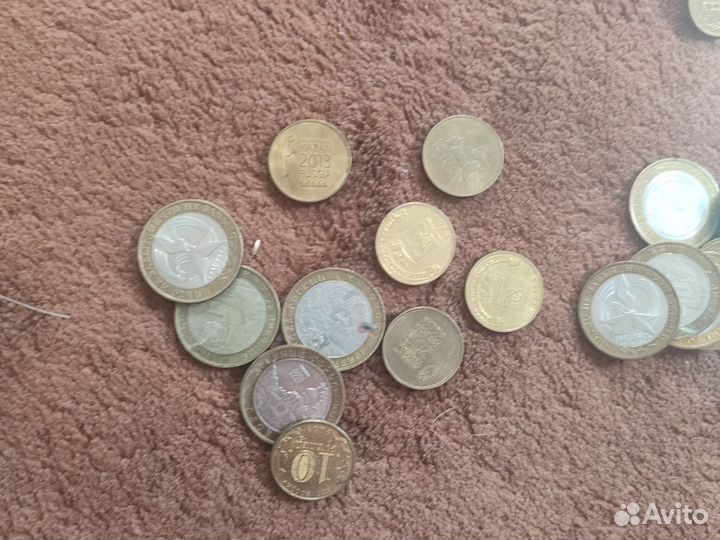 Монеты юбилейные 10рублей