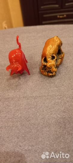 Фигурки. Бычки