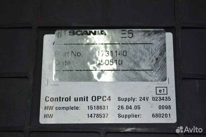 Блок управления коробкой передач scania R-series