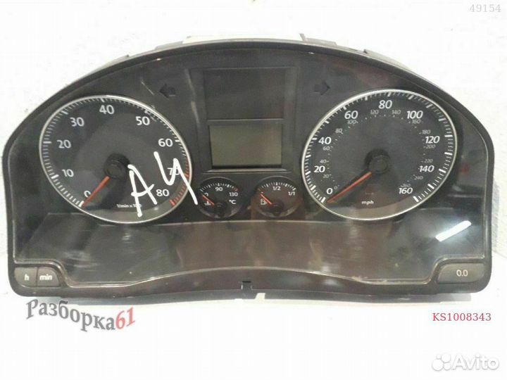 Панель приборов (спидометр) volkswagen golf 5. 160