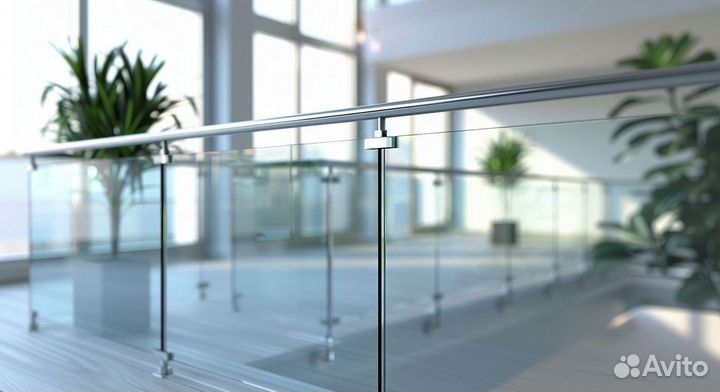 Стеклянные перила