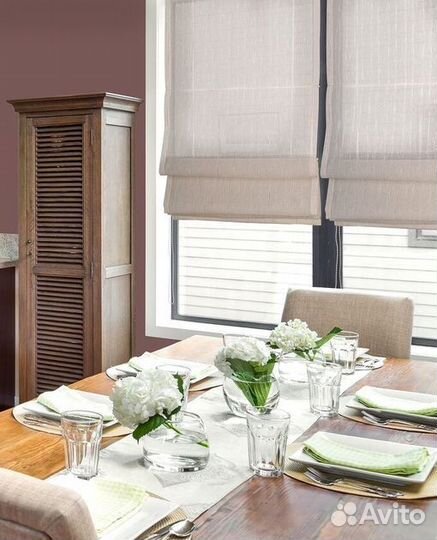 Римские шторы с электроприводом на заказ