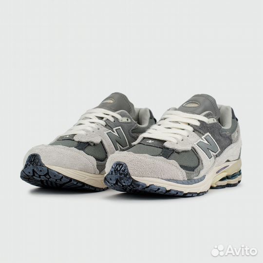 Кроссовки New Balance 2002R Grey / Blue Wmns