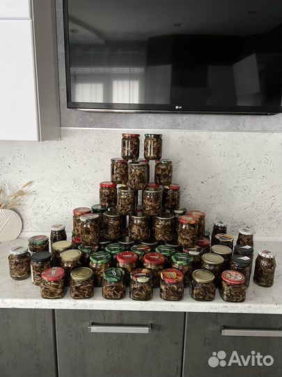 Грибы опята маринованные