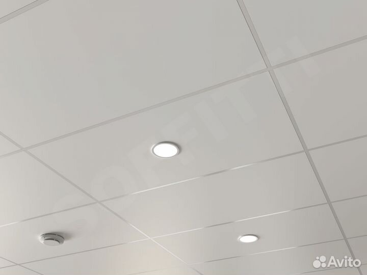 Потолок кассетный 1200x600 белый Микролук