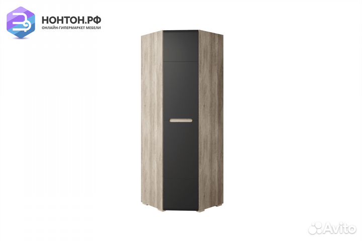 Шкаф Наоми угловой дуб каньон / графит