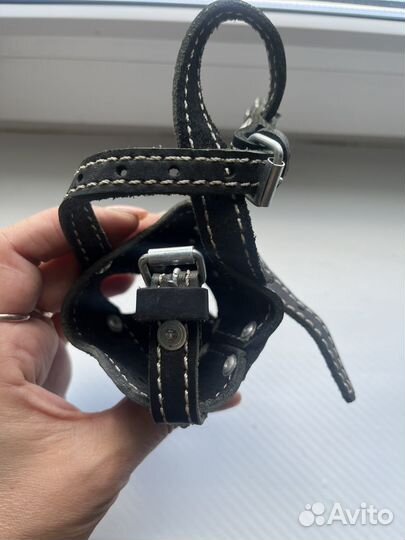 Намордник из кожи, для маленькой собаки