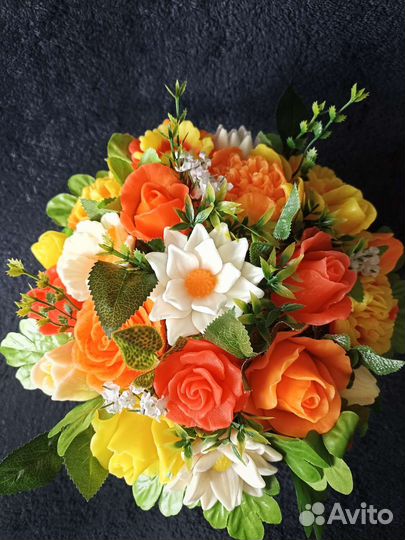 Букеты из мыла ручной работы