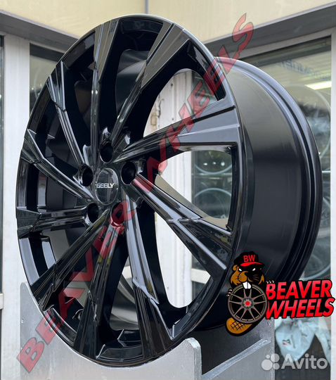 Диски R19 5x108 Geely Tugella full black