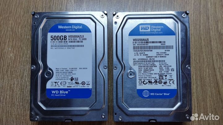 HDD WD 3.5 SATA 320 (есть ошибки)