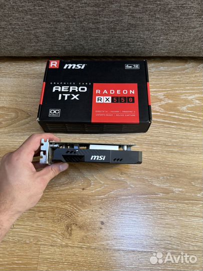 RX 550 4GB Msi Aero ITX