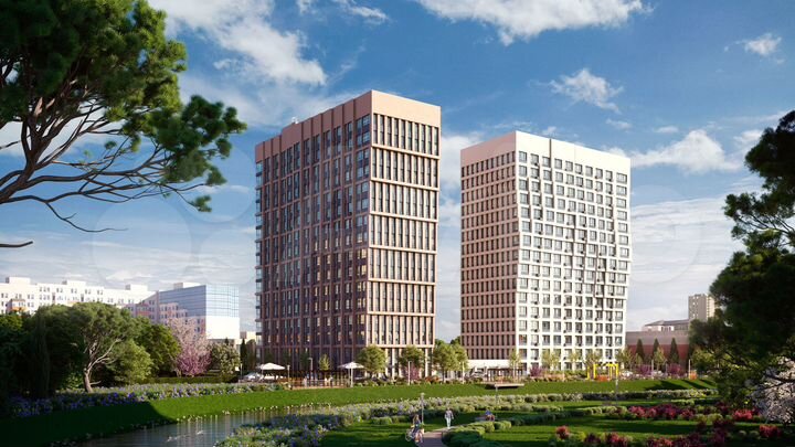 1-к. квартира, 43,7 м², 13/16 эт.