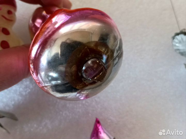 Елочные игрушки СССР в реставрацию одним лотом