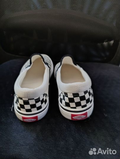 Лоферы чёрно-белые новые