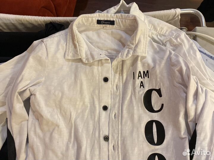 Набор 5 рубашек для мальчика 128 размер